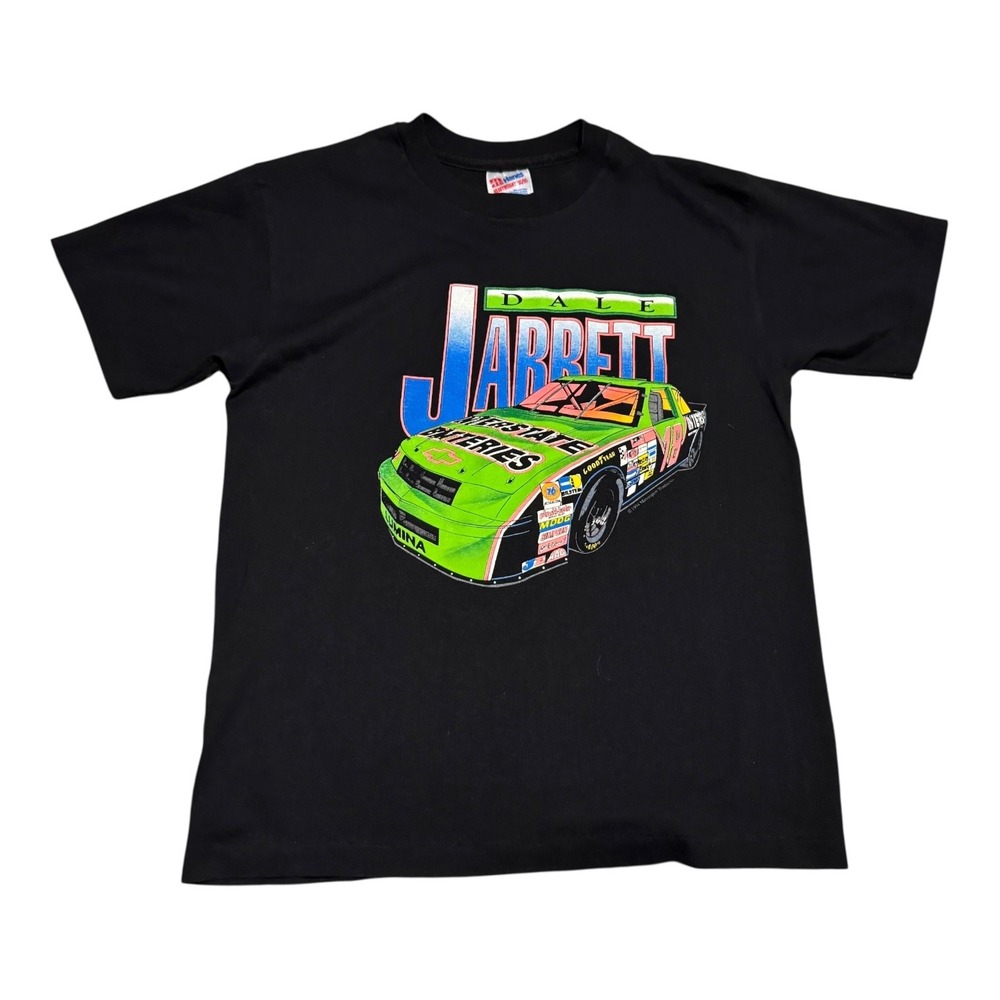 Vintage 1994 Hanes Dale Jarrett NASCAR Racing Single Stitch Shirt Youth XL